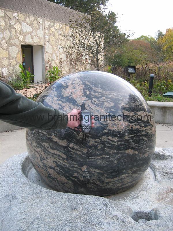 NATURAL MARBLE BALL SPHERE GLOBE WATER FOUNTAIN 3