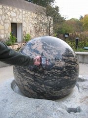 NATURAL MARBLE BALL SPHERE GLOBE WATER FOUNTAIN