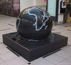 Rock floating sphere