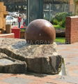 black sphere fountains,stone rotate ball fountain 3