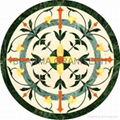 Indian Stone Inlay Marble Inlay Table Top Medallions Borders accent 1