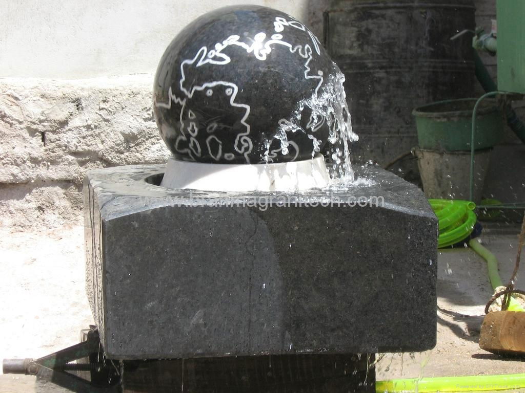 garden ball fountain