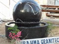 Pond ball sphere globe fountain,granite spheres 2