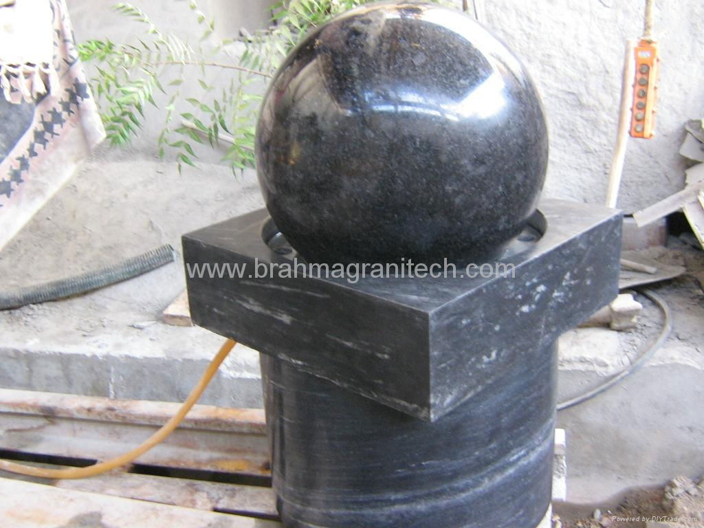 granite spinning ball fountains,floating ball fountains  4