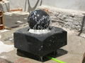 granite spinning ball fountains,floating ball fountains 