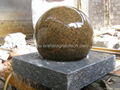 polished natural stone balls,granite ball