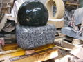 polished natural stone balls,granite ball