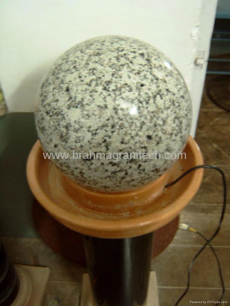 decorative ball fountain,sphere desktop,sphere rock,pool ball fountain 3