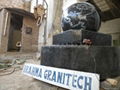 round granite fountain