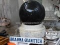 Black marble fountain ball 6