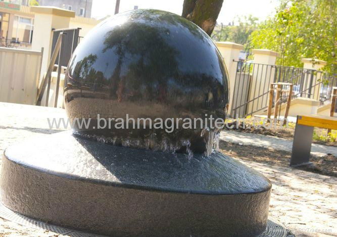 granite water sculpture