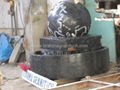 black granite globe