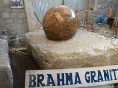 Granite ball Water Features,sphere water feature