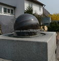 rotating stone sphere,water fountain ball