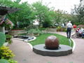 largest black granite sphere fountain 