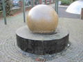 largest black granite sphere fountain 