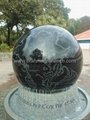 granite memorial ball,sphere monument,globe monument