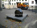 stone ball water Fountain for garden,sphere water fountain