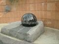 stone ball water Fountain for garden,sphere water fountain