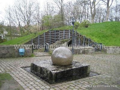 Floating stone spheres ,Floating granite ball,granite globe 4