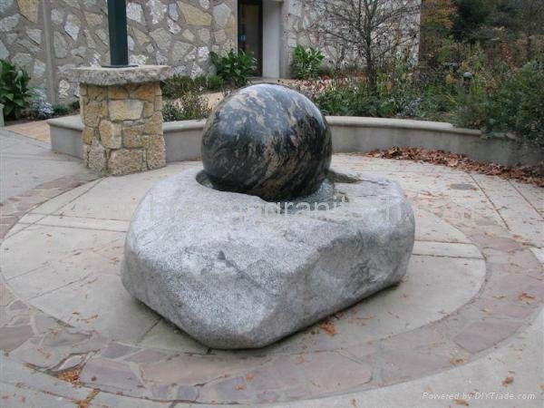 limestone ball fountain.sphere fountain,ball fountain 2