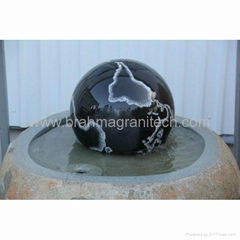 round ball fountains,rolling sphere fountains,rolling globe fountains