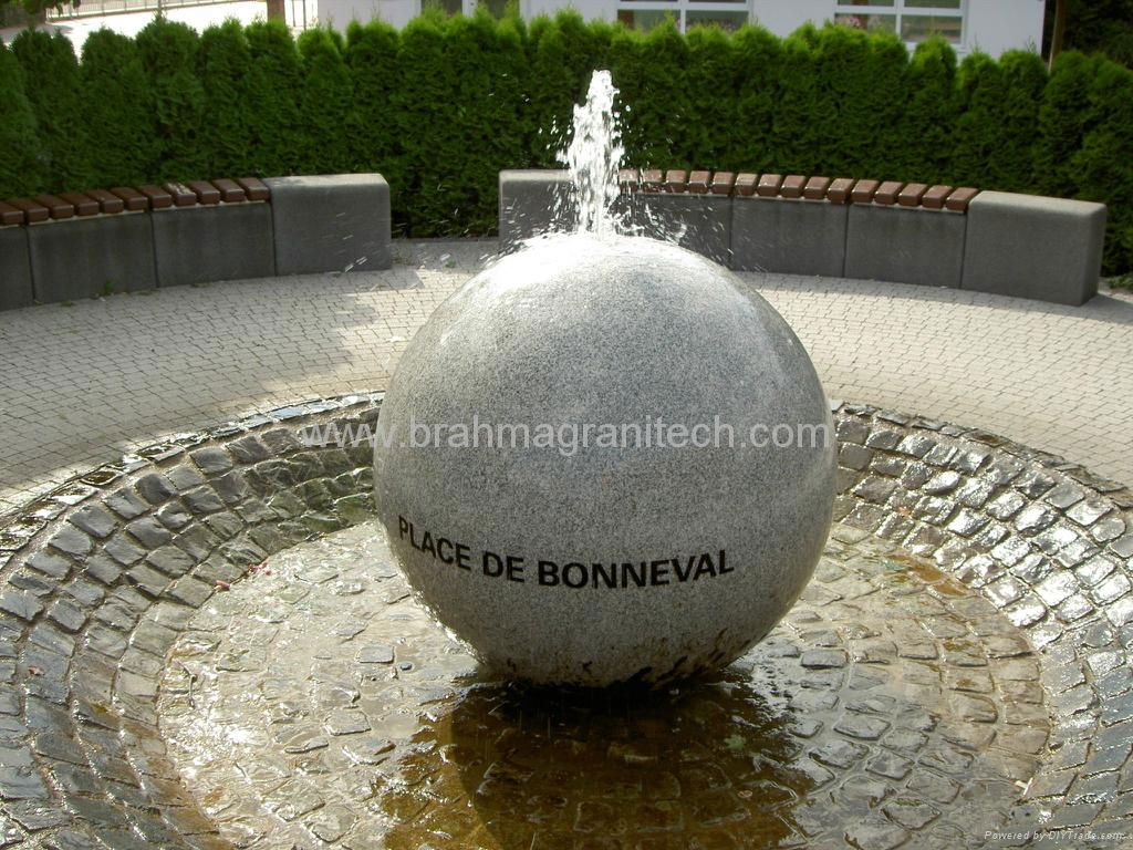 round ball fountains,rolling sphere fountains,rolling globe fountains 4