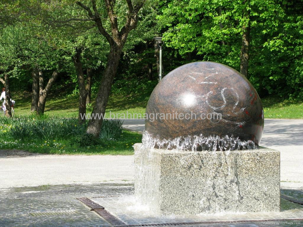 rolling ball fountain suppliers, Water Ball Fountain, Water Feature ball 4