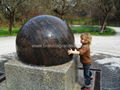 SPHERE OUTDOOR FOUNTAIN,FLOATING GRANITE GLOBE