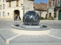 NATURAL MARBLE BALL SPHERE GLOBE WATER FOUNTAIN