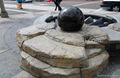 NATURAL STONE BALL SUPPLIER, Stone sphere fountain, Globe Fountain 4