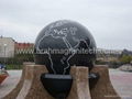 BLACK GALAXY BALL SPHERE FOUNTAIN