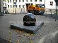 Black Marble Sphere, Globe Fountains, Ball Rolling Fountain
