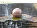 rotating garden ball sphere,garden water feature,stone ball
