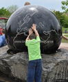 Large granite sphere,giant granite spheres,granite ball