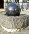 Floating Rock ball,rock sphere fountain,rock water feature