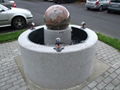 Floating Rock ball,rock sphere fountain,rock water feature