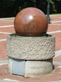  Sphere Bollards,stone balls,stone Bollards globes 6