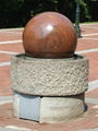  Sphere Bollards,stone balls,stone Bollards globes