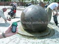 black sphere fountains,stone rotate ball fountain