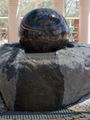 Black Galaxy Granite floating Sphere fountain