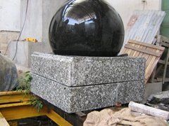 turning ball fountains,sphere water fountain