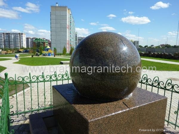 black ,red,gray,brown,green yellow rolling ball fountain,water sphere,water ball
