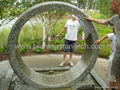 Rolling wheel water features,garden water feature