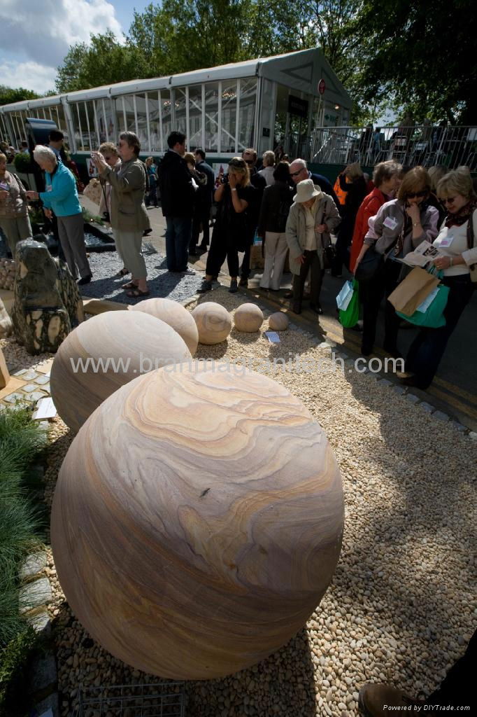 Sandstone balls,Sandstone spheres,Rainbow sandstone balls 2