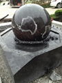  fontana del globo,granite spheres