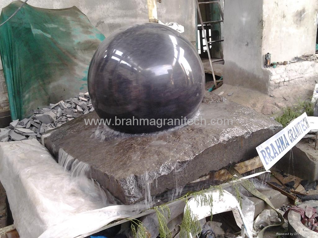 floating ball water features,stone water features fountain balls