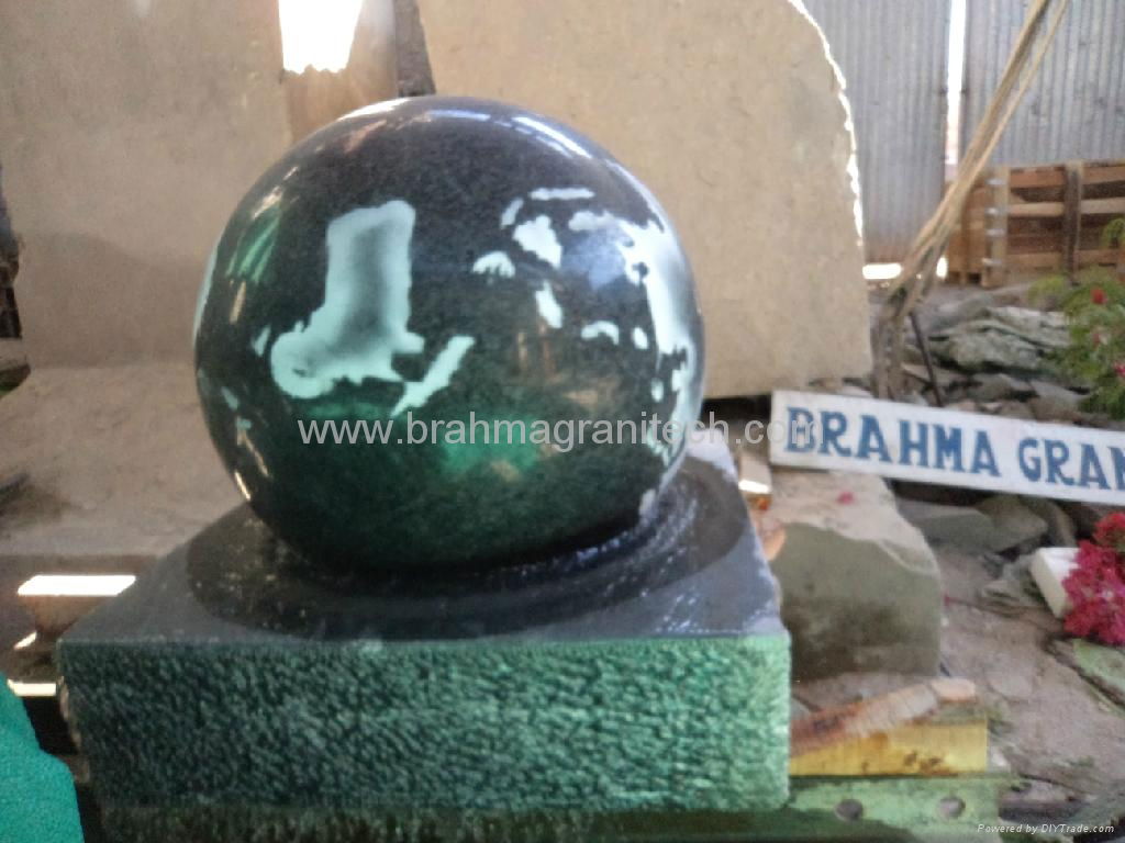 spherical ball fountains,granite globe fountain  2