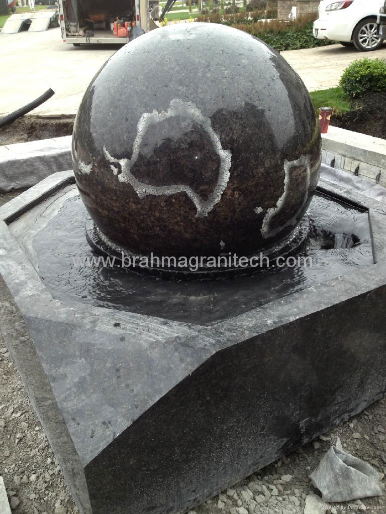 WATER POWERED SPHERE BALLS,GRANITE SPHERES 3