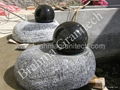 black granite globe 